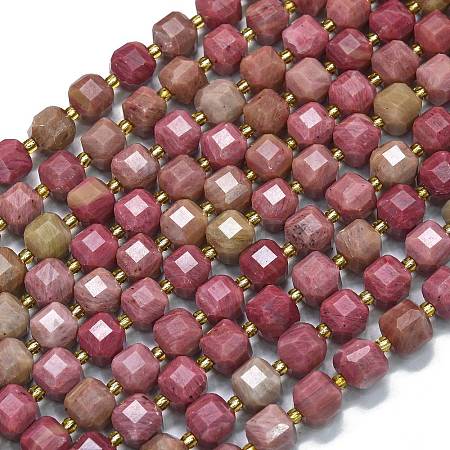 Natural Rhodonite Beads Strands G-K389-A37-01-1