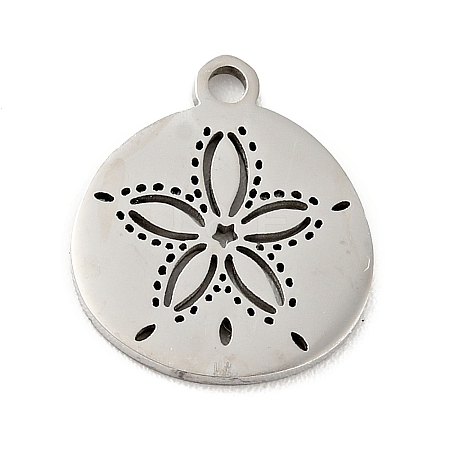 Non-Tarnish 201 Stainless Steel Pendants X-STAS-E015-04P-1