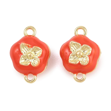 Brass Enamel Magnetic Clasps KK-C066-19G-1