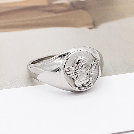 304 Stainless Steel Finger Rings FS-WG635C8-03-1