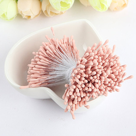 Plastic Artificial Matte Flower Core PW-WG40922-08-1