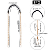 PU Imitation Leather Bag Handles PURS-WH0005-11KCG-2
