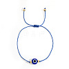 Bohemian Style Resin Evil Eye Bead Braided Bracelets BR6167-16-1