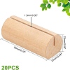 20Pcs Pine Wood Cards Display Holder ODIS-OC0001-59-2