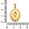 Golden 304 Stainless Steel Pendants STAS-K300-02G-H-3