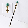 Natural Green Aventurine Twelve Constellation Magic Wand PW-WG48147-05-1