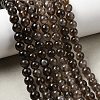 Natural Smoky Quartz Beads Strands G-B167-A09-6mm-1