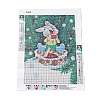 DIY Easter Theme Rabbit Pattern Full Drill Diamond Painting Canvas Kits DIY-G074-01G-3