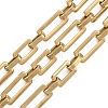 201 Stainless Steel Rectangle Link Chains Chains CHS-F024-06G-1