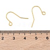 SHEGRACE Brass French Hooks with Loop XGR0002G-02G-3