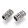 Tibetan Style Alloy European Beads TIBEB-TAC0002-08AS-3