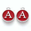 Platinum Plated Alloy Enamel Charms LS-X-ENAM-S118-03A-P-1