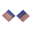 Resin & Walnut Wood Pendants RESI-S358-53D-2