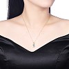 925 Sterling Silver Pendant Necklaces NJEW-BB32732-3