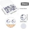 Fingerinspire 1 Box 60Pcs Self-Adhesive Acrylic Rhinestone Stickers DIY-FG0001-84B-2