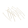 Brass Flat Head Pins X-KK-WH0058-03D-G01-3