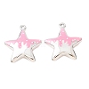 UV Plating Acrylic Pendants AC-CBA655C-18A-02-1