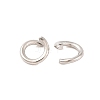 Tarnish Resistant 304 Stainless Steel Jump Rings STAS-R049-6x1mm-3