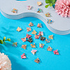 Biyun 40Pcs 10 Style Transparent Acrylic Charms FIND-BY0001-22-7