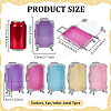 5Pcs 5 Colors Mini Plastic Suitcase Packaging Storage Boxes for Candy Small Items CON-FG0001-21-2