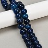 Dyed Natural Agate Beads Strands G-U030-A01-01-1