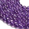 Natural Amethyst Beads Strands G-H329-D01-8mm-B-4
