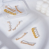 4 Styles Alloy Shoe Lace Decoration FIND-LP0003-66-1