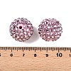 Transparent Resin Rhinestone Graduated Beads RESI-S314-18x20-09-3