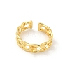 Brass Open Cuff Ring Settings KK-G518-08G-02-2