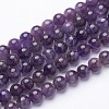Round Amethyst Beads Strands GSR10mmC062-2