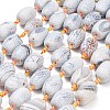 Natural Fire Crackle Agate Beads Strands G-A321-J06-01-2