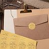 Plastic Self Adhesive Gold Foil Embossed Stickers DIY-WH0575-012-6