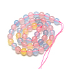 Natural Chalcedony Bead Strands X-G-R342-8mm-20-2