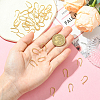40Pcs Long-Lasting Plated Brass Ear Wire KK-SC0006-50-4