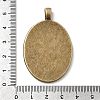 Vintage Tibetan Style Alloy Pendant Cabochon Settings TIBEP-M018-21AB-NF-4