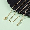 1.5MM 304 Stainless Steel Curb Chain Necklaces NJEW-T016-28G-3
