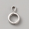 Rhodium Plated 925 Sterling Silver Enhancer Shortener Bails STER-WH0017-16P-1