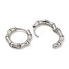 316 Surgical Stainless Steel Hoop Earrings EJEW-D096-19J-AS-2