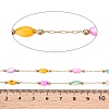 Handmade Oval Shell Beads Chains CHS-T006-17G-3