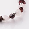 Gemstone Stretch Bracelets X-BJEW-JB02414-02-2