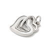 Brass Pave Natural White Shell Pendants KK-S522-08C-P-2