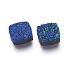 Imitation Druzy Gemstone Resin Beads RESI-L026-K05-1