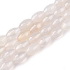 Natural White Agate Beads Strands G-T138-180A-4