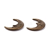 Zinc Alloy Cabochons PALLOY-WH0036-27AB-3