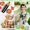 20Pcs 2 Colors Plastic Glitter Powder Flower Ball for Party Wedding Home Outdoor Decoration AJEW-FG0005-69-5