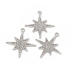 Alloy Crystal Rhinestone Pendants FIND-C019-22P-4