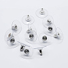 Anti-Tarnish Rhodium Plated 925 Sterling Silver Ear Nuts STER-K167-038P-2