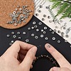 100Pcs 10 Style Tibetan Style Alloy Spacer Beads TIBE-YW0001-76-2