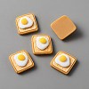 Opaque Resin Cabochons CRES-WH0010-035H-2