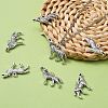Tibetan Style Alloy Howling Wolf Pendants LS-LF1753Y-4